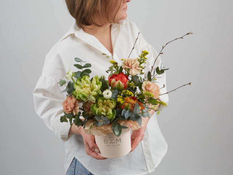 Букеты в коробке: оригинальный способ выразить чувства