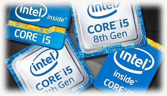 Разные поколения народного и популярного процессора intel core i5